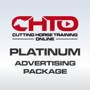 Illustration of a Platinum Advertising Package with Cutting Horse Training Online