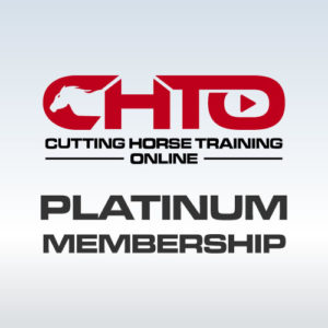 Illustration of a Platinum Membership with Cutting Horse Training Online