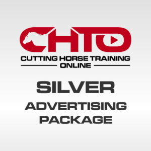 Illustration of a Silver Advertising Package with Cutting Horse Training Online