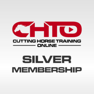 Illustration of a Silver Membership with Cutting Horse Training Online