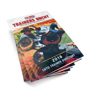 Illustration of the 2016 CHTO Trainers Uncut - our cutting horse trainer directory